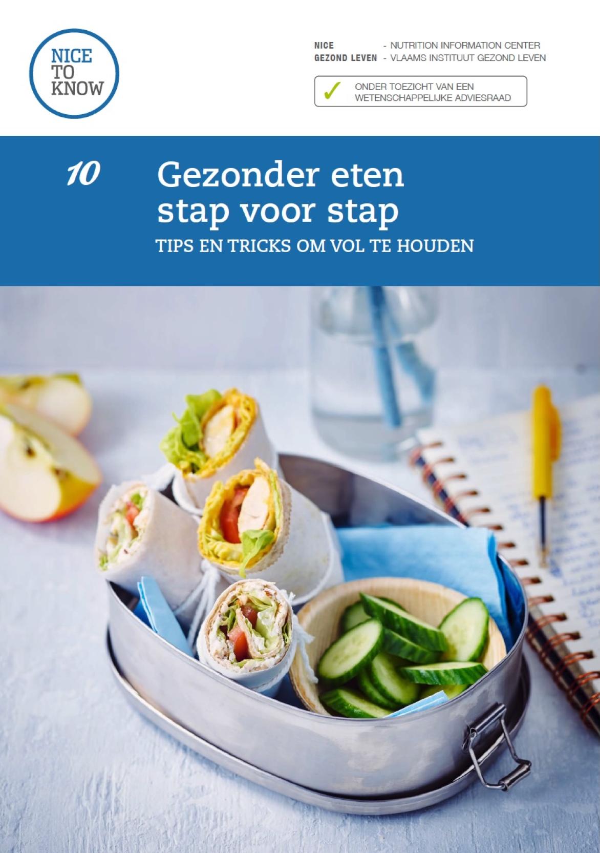 10. Gezonder eten stap voor stap 10. Gezonder eten stap voor stap