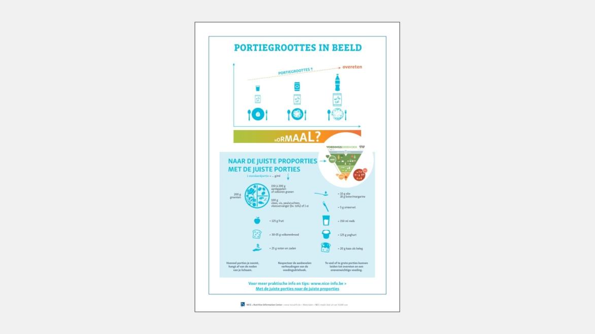 INFOGRAFIEK - Portiegroottes in beeld