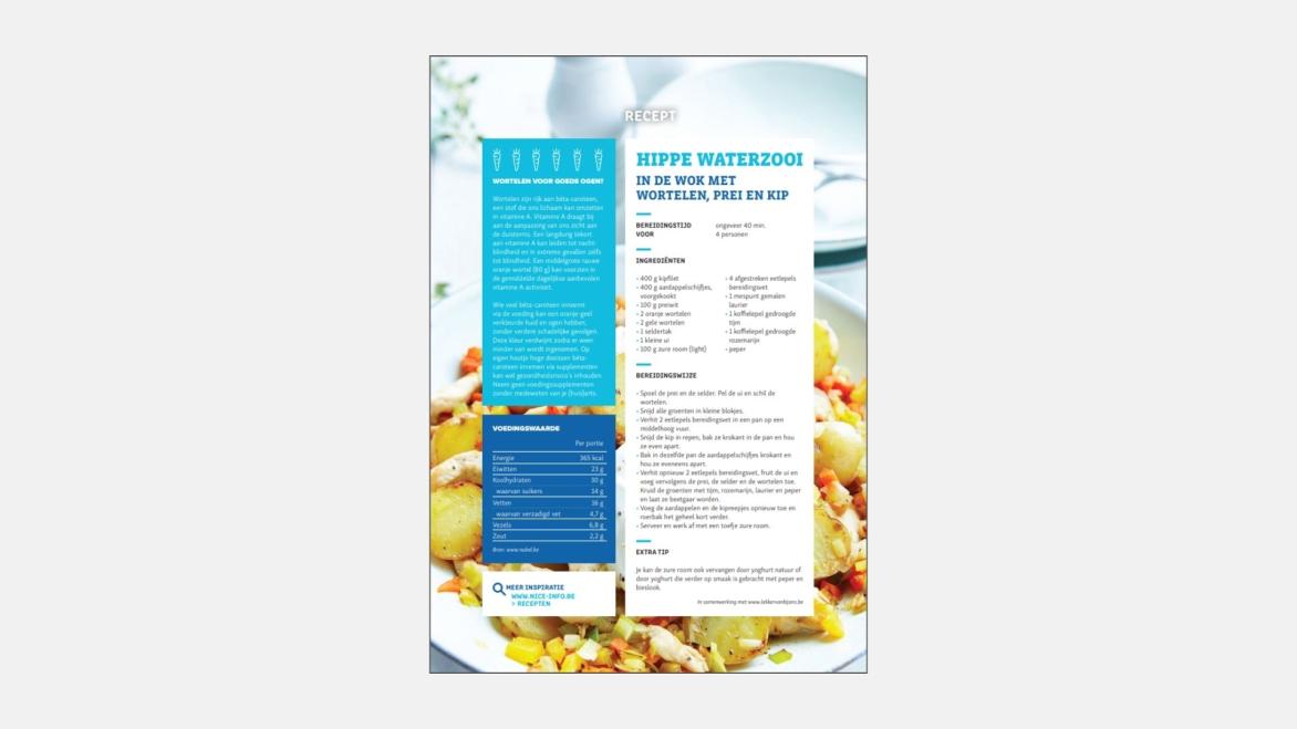 RECEPTFICHE - Hippe waterzooi in de wok