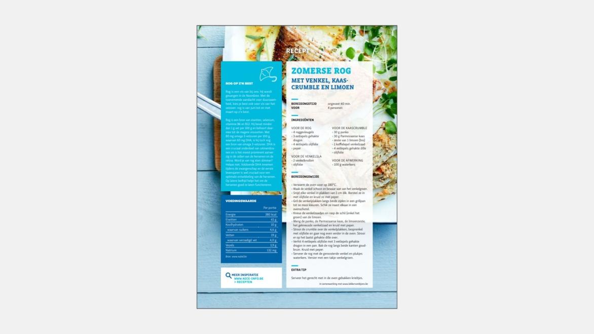 RECEPTFICHE - Zomerse rog