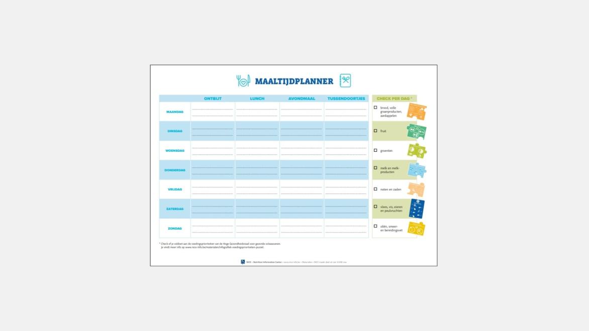 TOOL - Maaltijdplanner