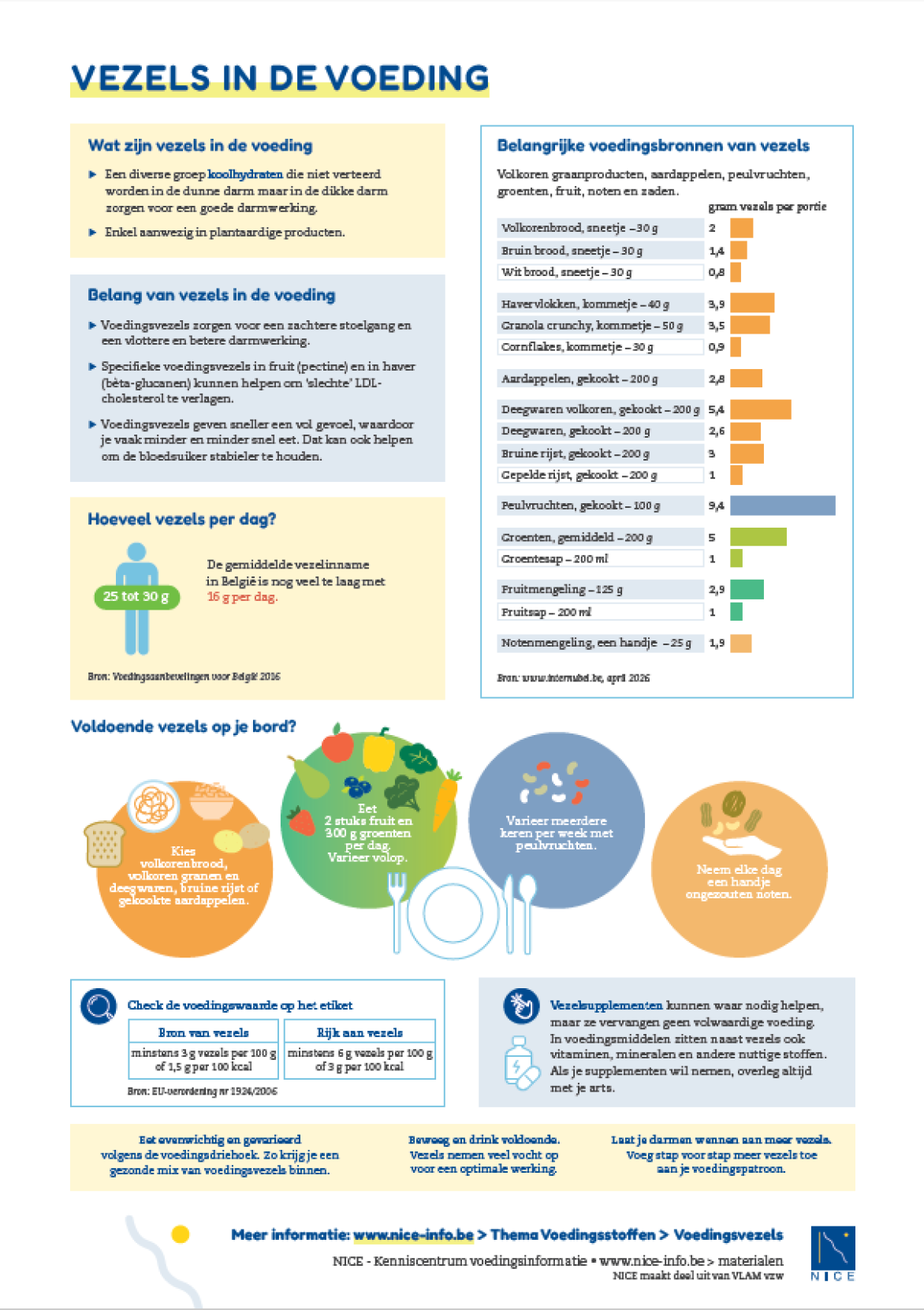 Infografiek Vezels in de voeding recto