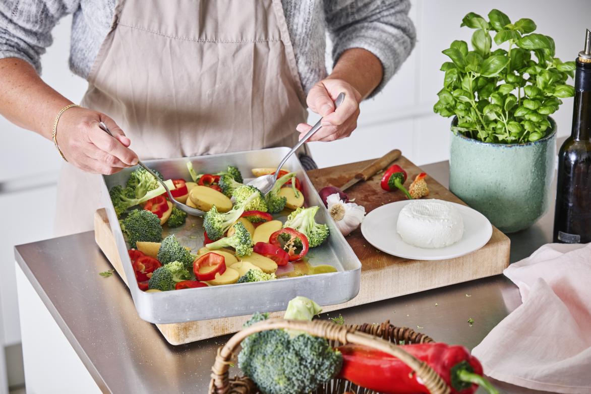 Traybake bio en lokale producten