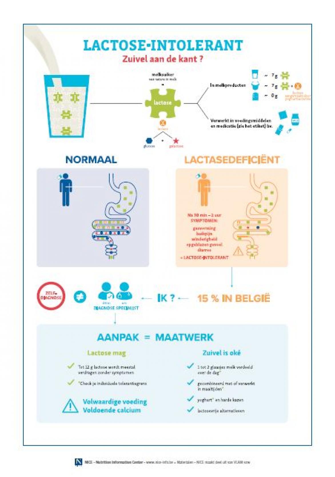 INFOGRAFIEK - Lactose-intolerantie