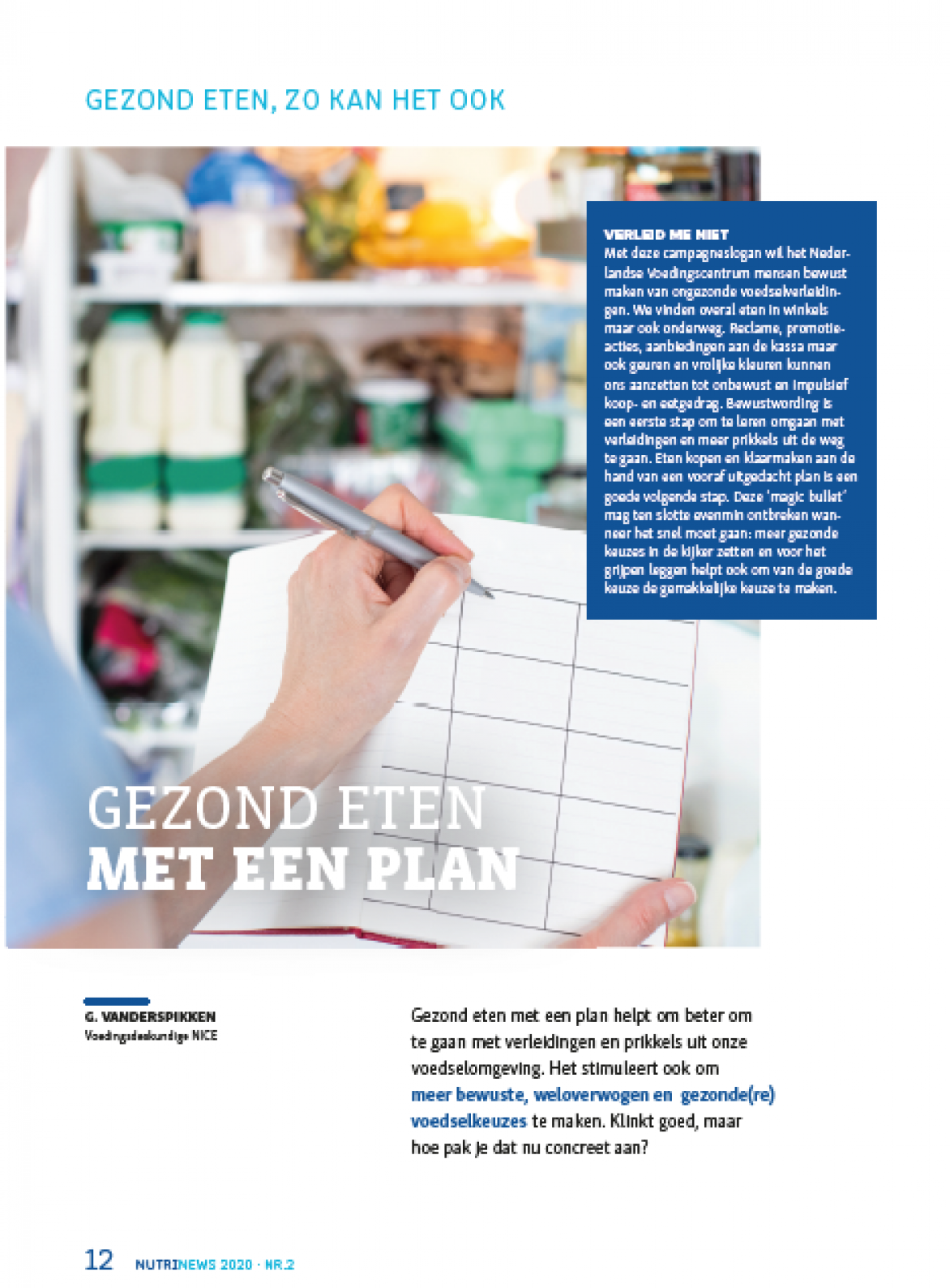 Cover Gezond eten met een plan