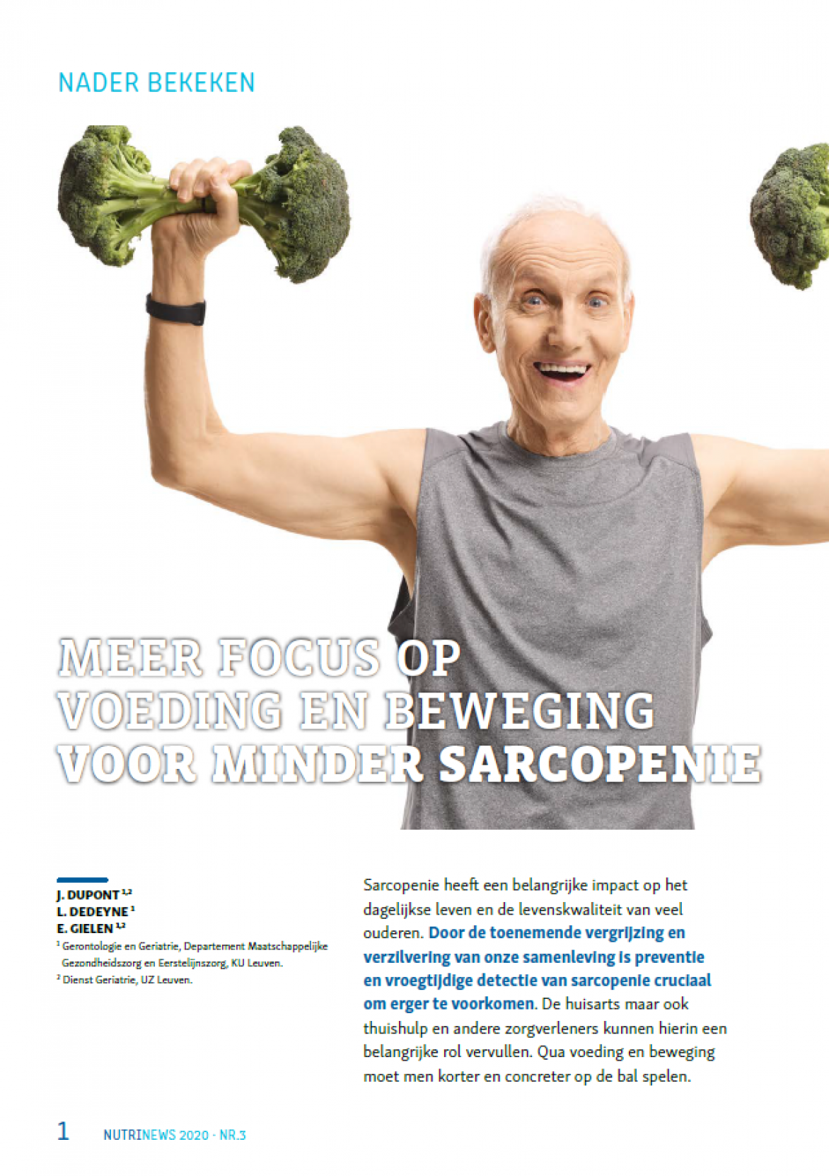 Meer focus op voeding voor minder sarcopenie