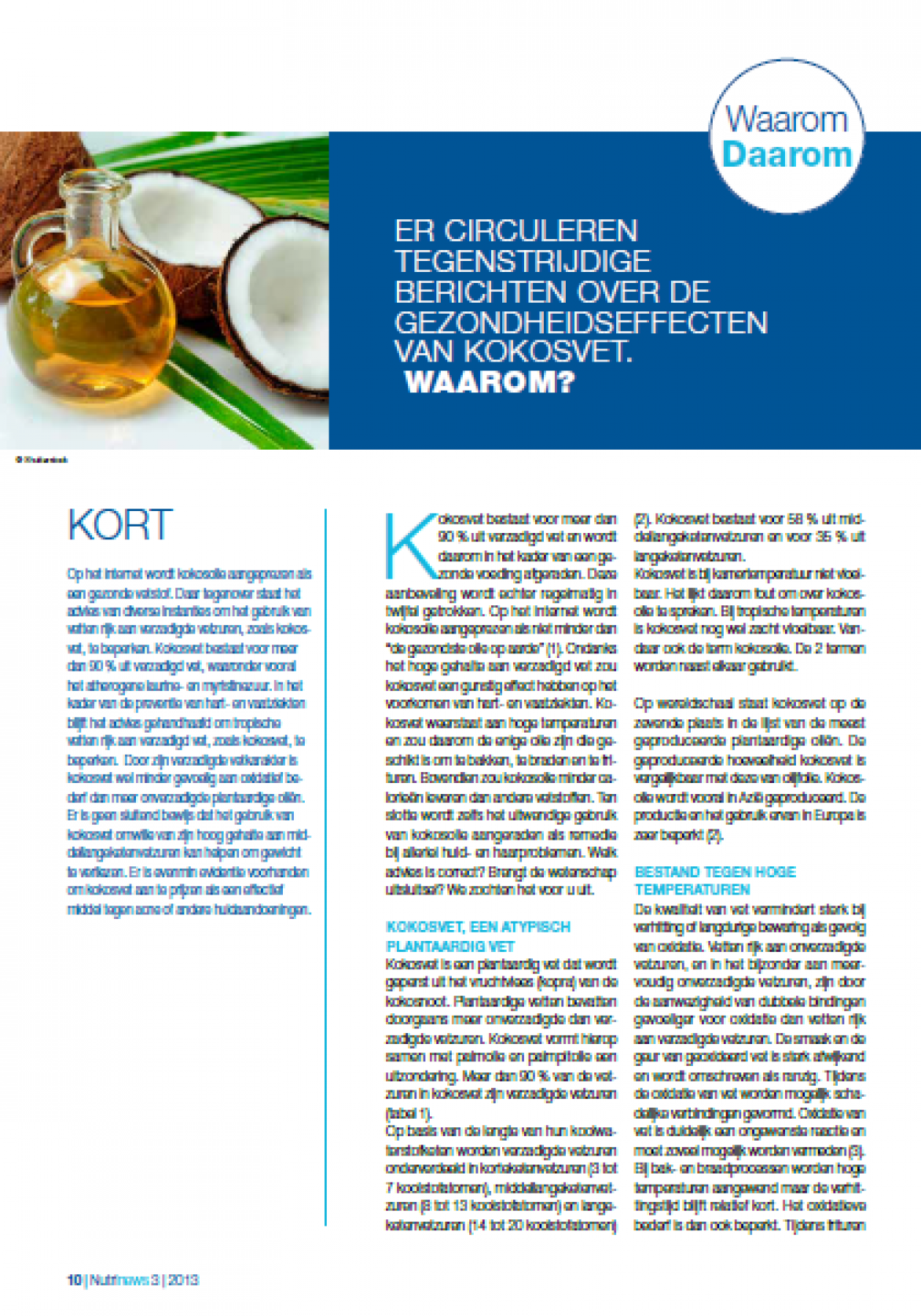 Cover_De gezondheidseffecten van kokosvet_2013-03