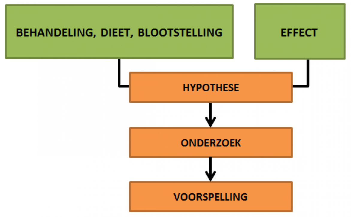 Figuur 3 - Stappenplan voorspellingen op basis van experimenteel onderzoek. Figuur 3 - Stappenplan voorspellingen op basis van experimenteel onderzoek.