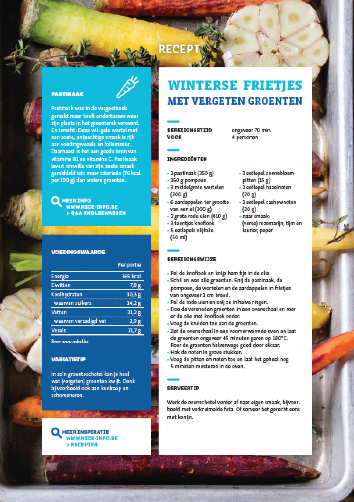 RECEPTFICHE - Winterse frietjes