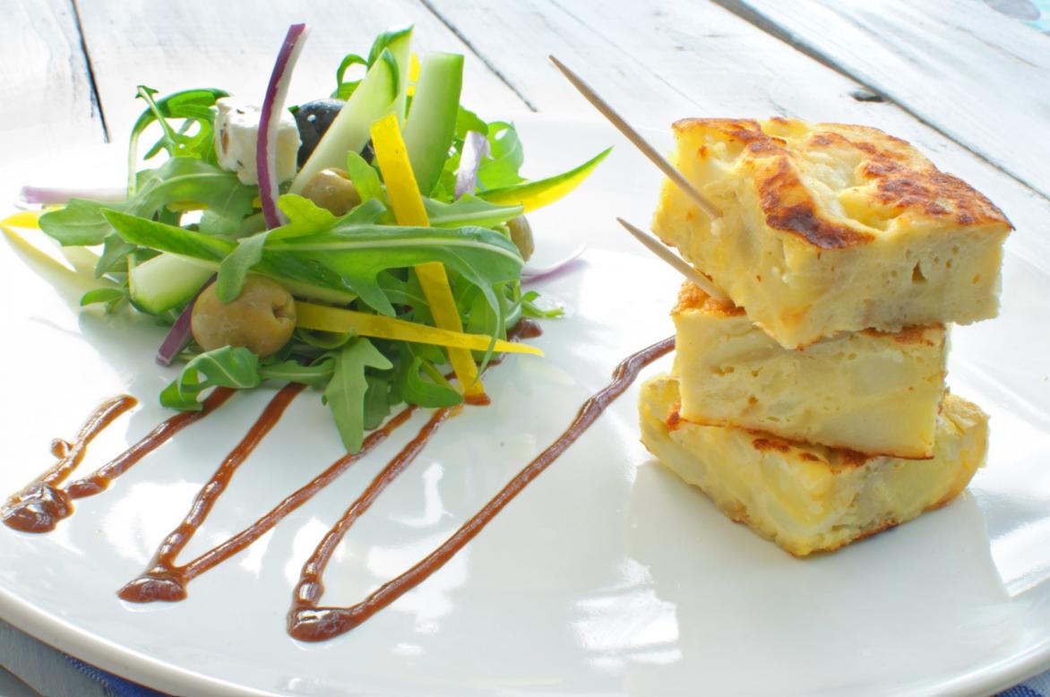 Tortilla van witloof en aardappel