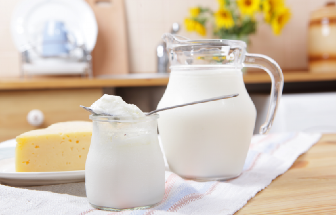 Hoeveel melk en melkproducten per dag?