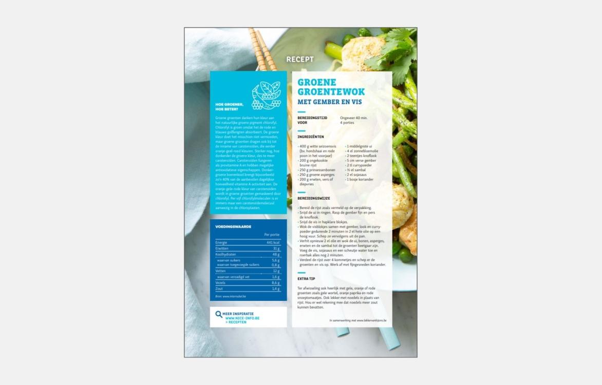 RECEPTFICHE - Groene groentewok