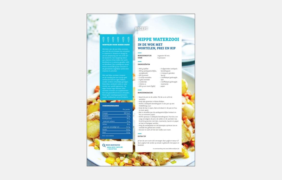 RECEPTFICHE - Hippe waterzooi in de wok