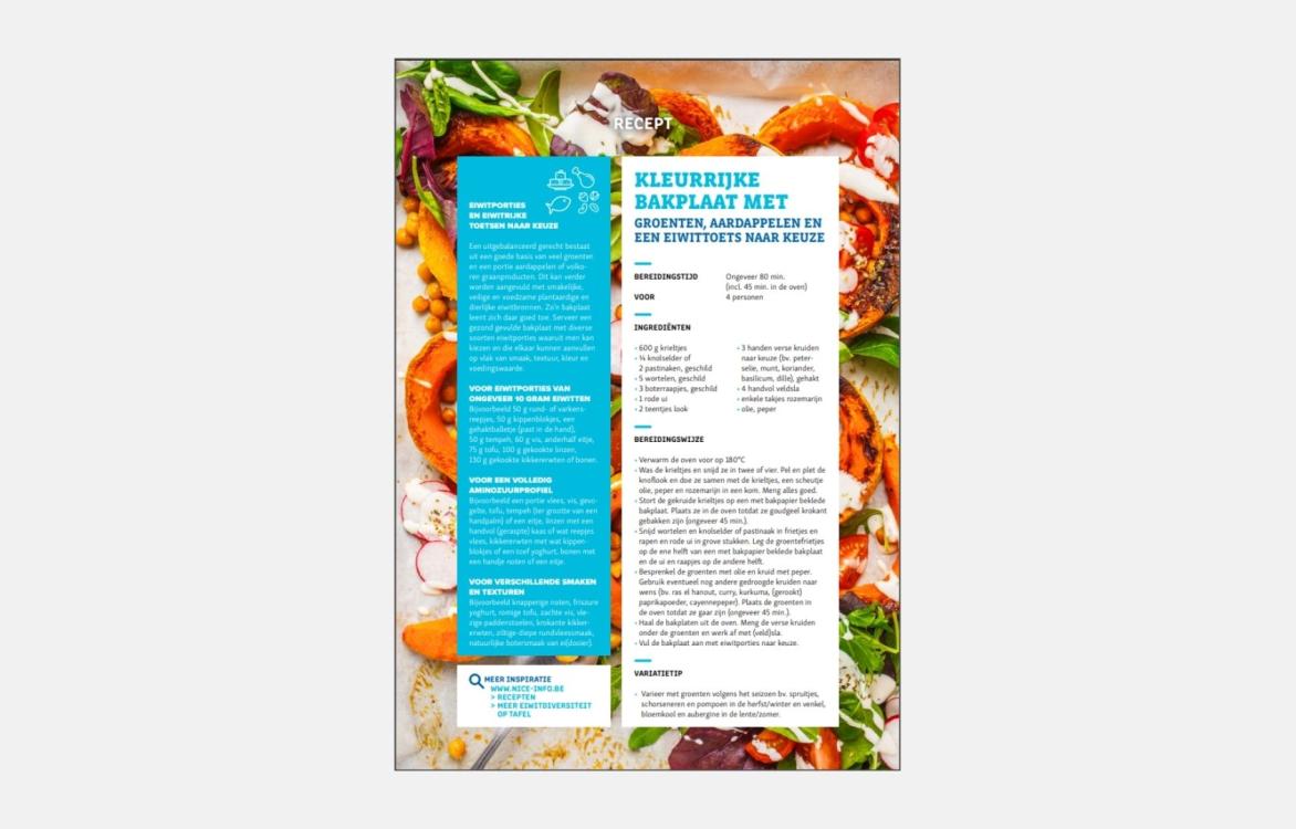 RECEPTFICHE - Kleurrijke bakplaat met eiwittoets