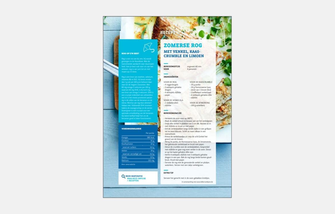 RECEPTFICHE - Zomerse rog