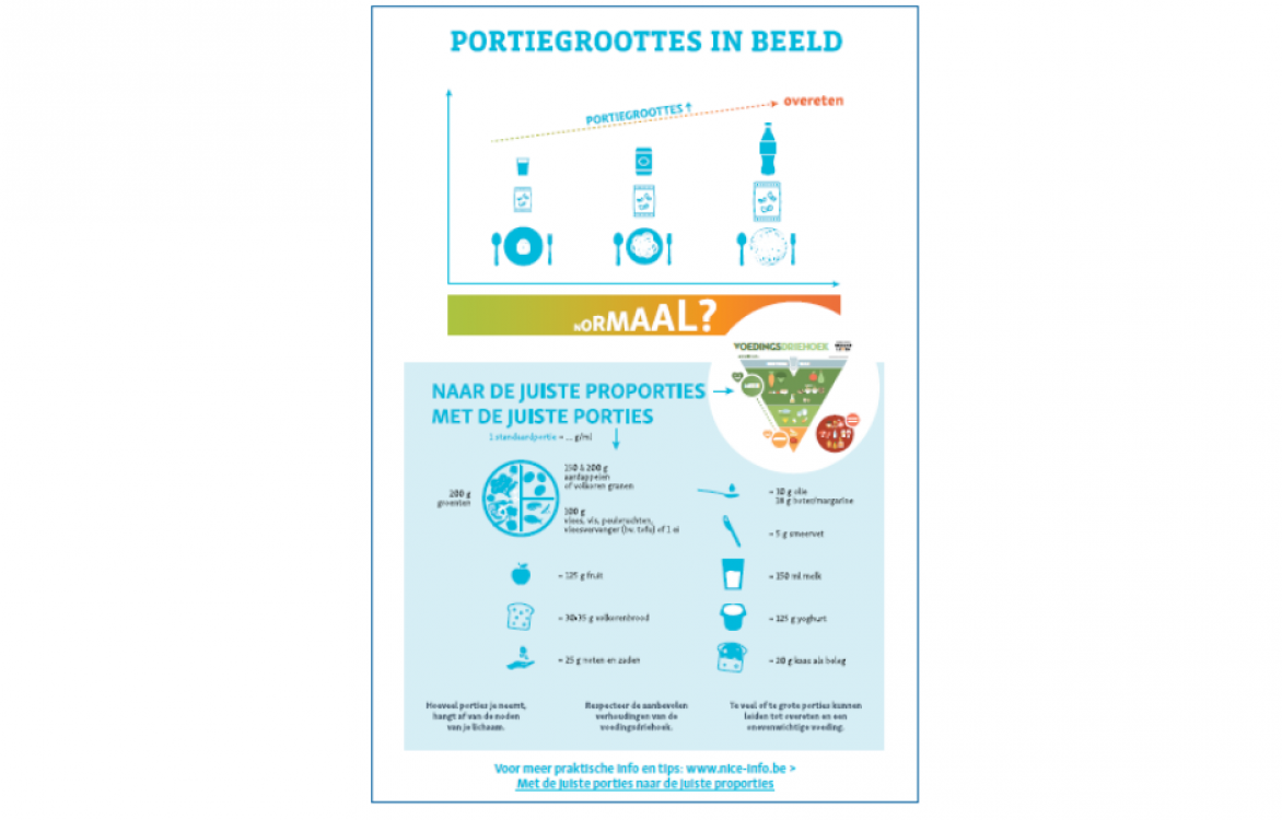 INFOGRAFIEK: Portiegroottes in beeld