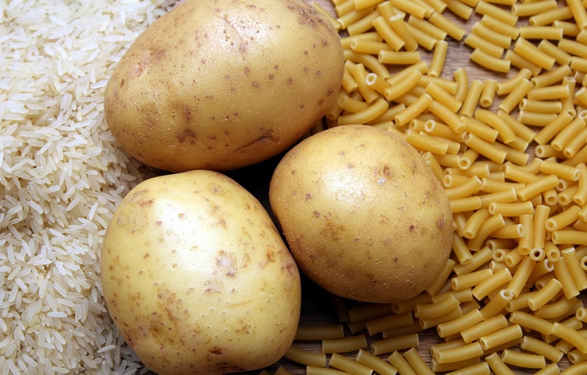 Aardappel-pasta-rijst