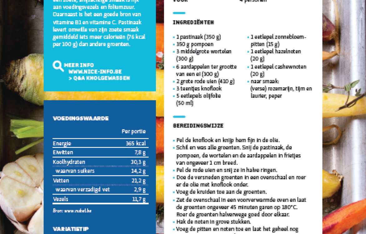 RECEPTFICHE - Winterse frietjes