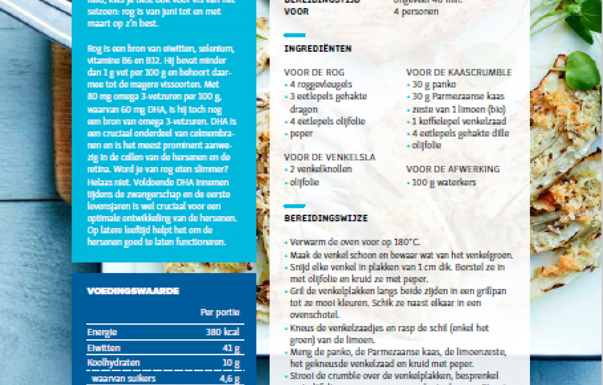 RECEPTFICHE - Zomerse rog