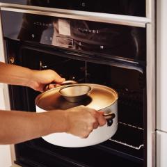 kookpot in oven